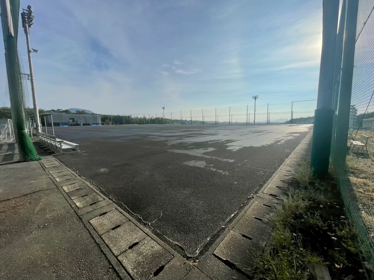 【大分県由布市】狭間上原グラウンド 施工前