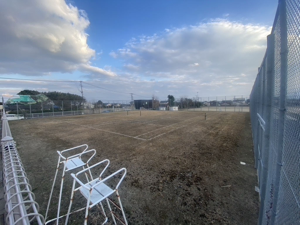 【佐賀県】大町町立小中一貫校ひじり学園テニスコート 施工前