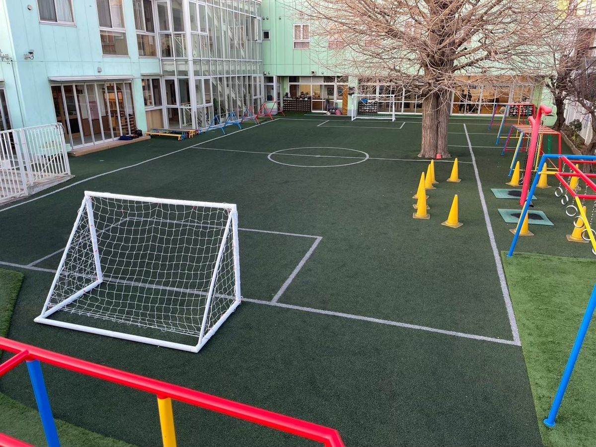 梅乃園幼稚園 園庭 施工前 01